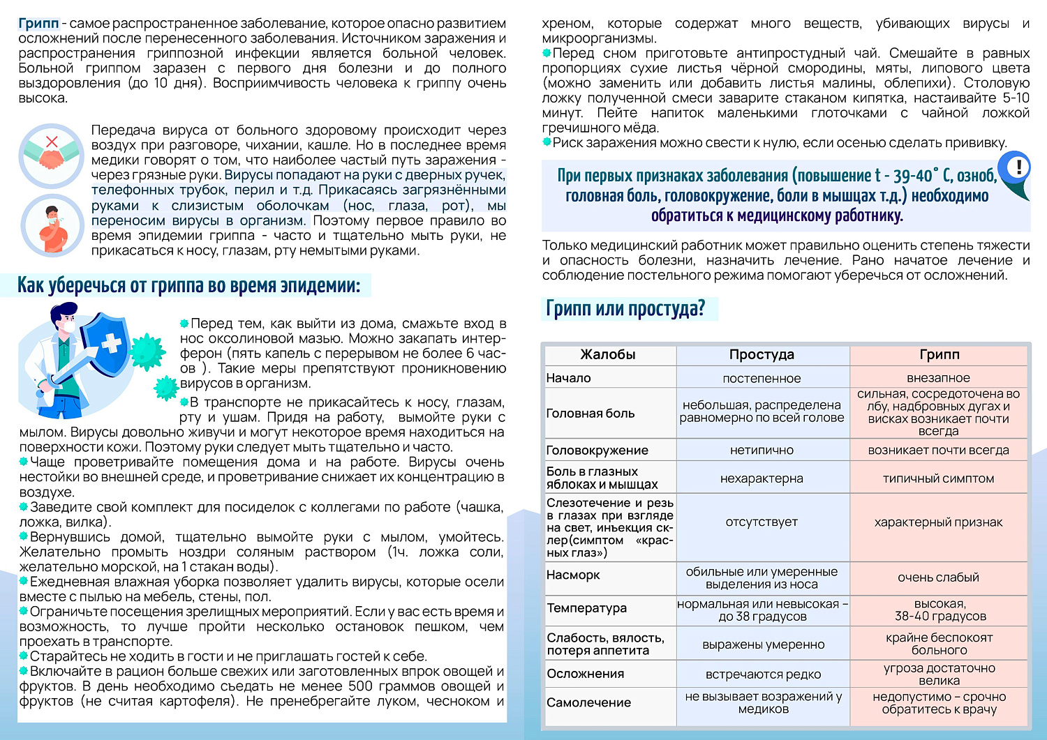 ЗАЩИТИТЕ СЕБЯ ОТ ГРИППА